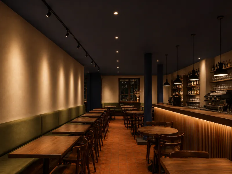 Faux plafond technique pour restaurant à Pau (64) - Isorenov